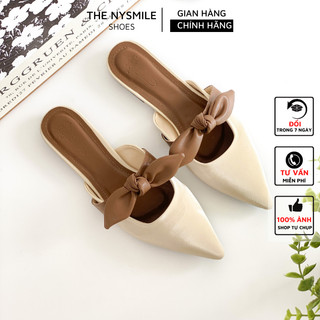 Dép sục nữ, dép nữ nơ , dép nơ - thenysmile - haton
