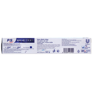 Kem đánh răng P/S bảo vệ 123 180g
