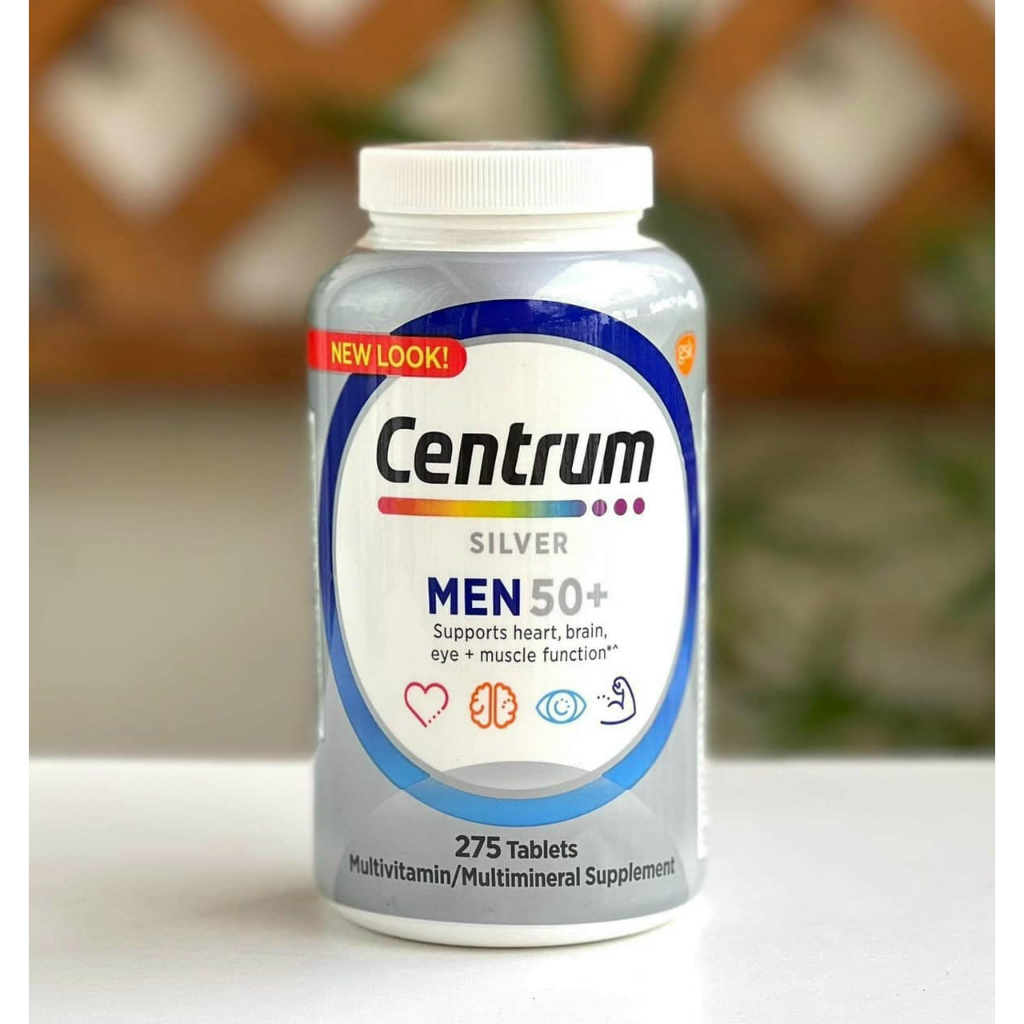 VIÊN UỐNG VITAMIN CENTRUM SILVER ADULTS 50+ AND CENTRUM SILVER MEN 50+ 🇺🇸