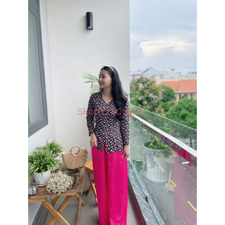 SET BỘ BÀ BA LỤA HOA NHÍ BIGSIZE