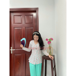 SET BỘ BÀ BA LỤA HOA NHÍ BIGSIZE