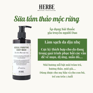 SỮA TẮM THẢO MỘC RỪNG - LÀNH TÍNH DỊU NHẸ handmade