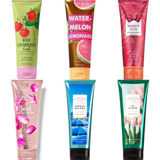 Kem dưỡng ẩm Bath & Body Works 226g-Strawberry Leaf/Watermelon Lemonade/Wrapped in Sugar/Pink Cashmere/French Riviera