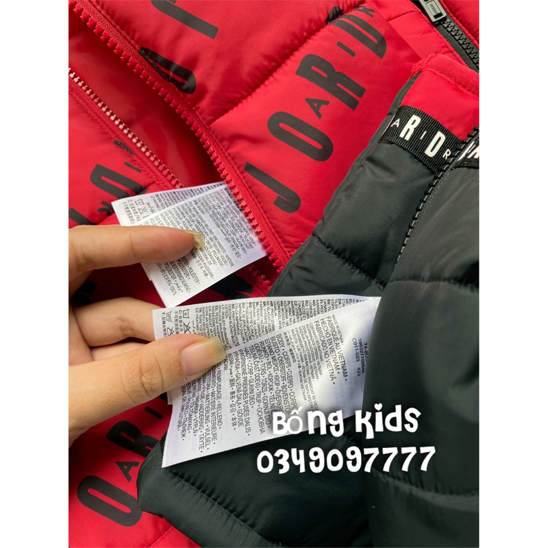 Áo Gile Bé Trai Siêu Nhẹ JORDAN NK