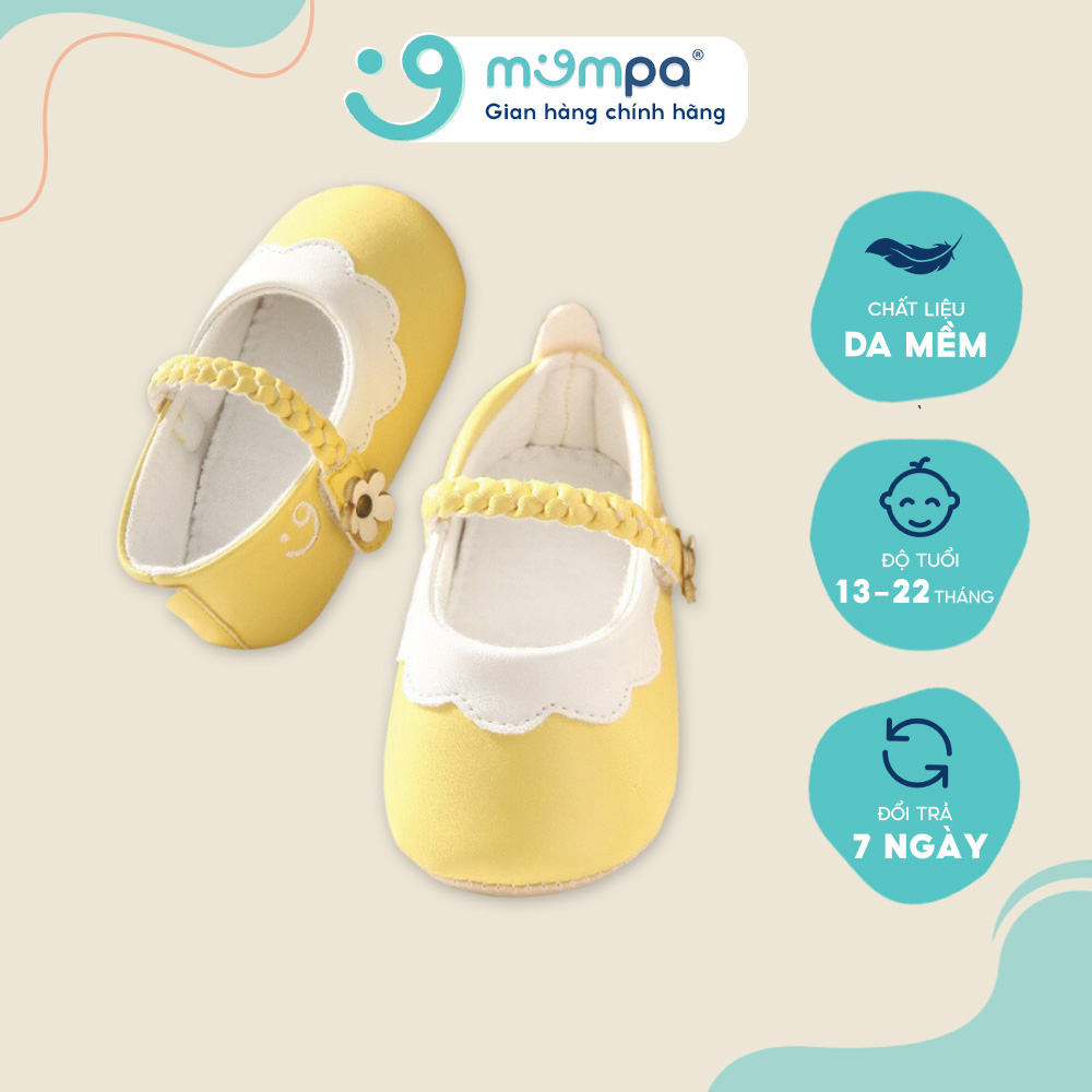 Giày xăng đan đế mềm tập đi cho bé gái Mompa 13 đến 22 tháng vải da mềm thấm hút mồ hôi 701