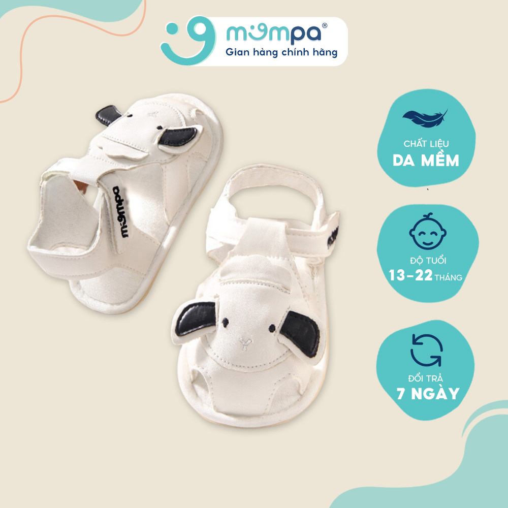 Giày tập đi cho bé Mompa 13 đến 22 tháng vải da mềm thoáng mát thấm hút mồ hôi 705