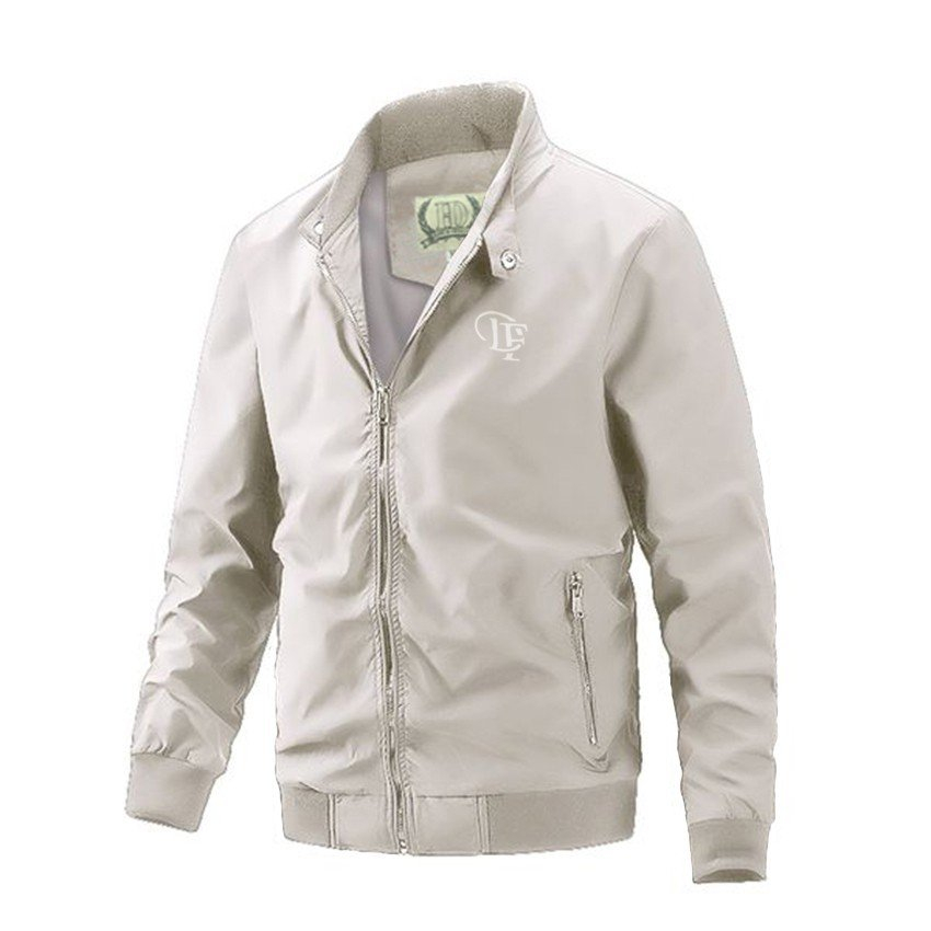 Áo khoác nam DF chất dù mero xịn 2 lớp, túi khóa kéo form trơn lịch lãm.