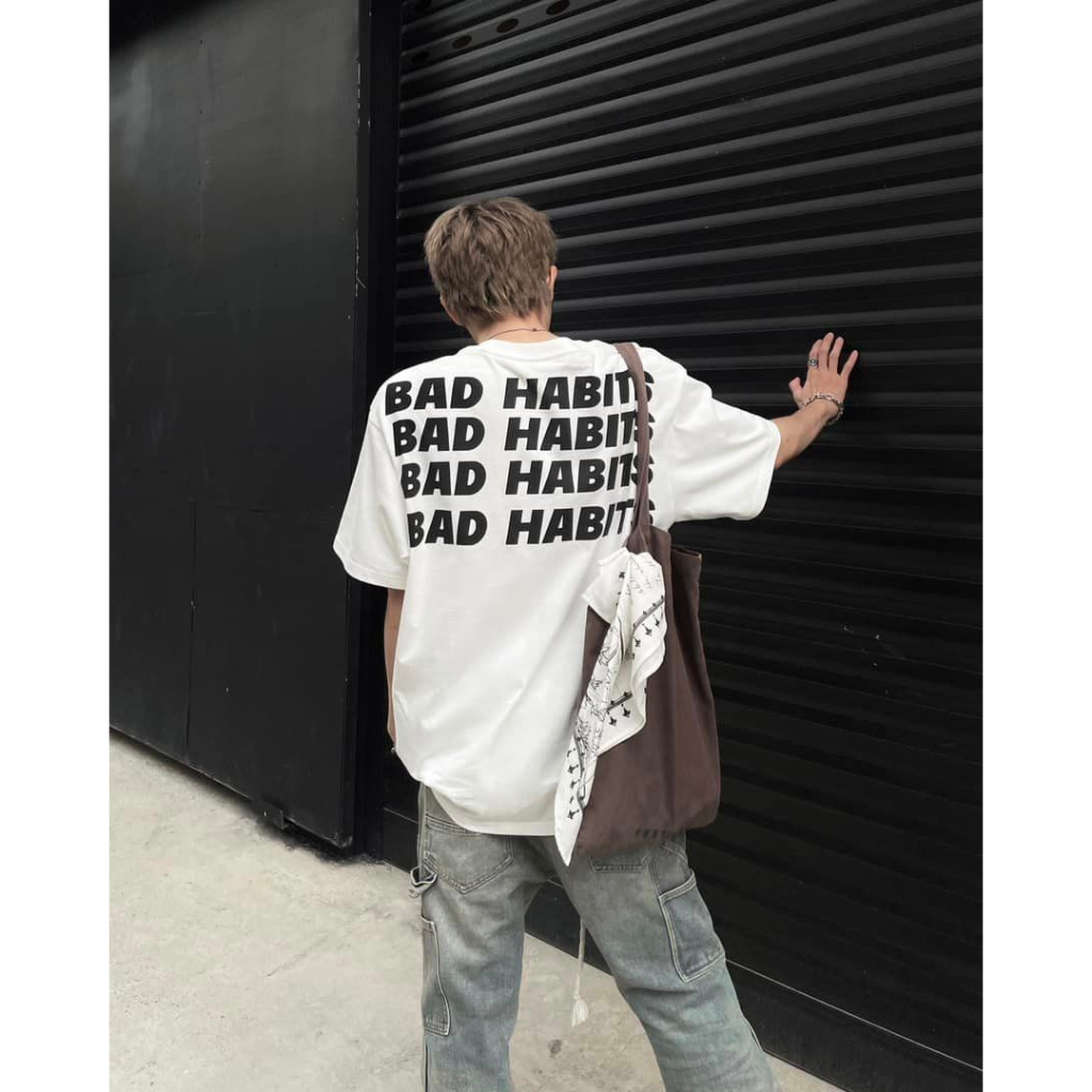 Áo Thun Unisex WHITE FREEHAND TYPO TEE 100% Cotton - Local Brand Chính Hãng