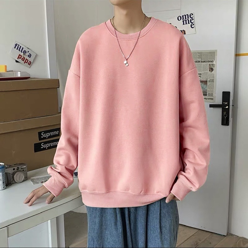 Áo sweater nỉ lót bông nam nữ
