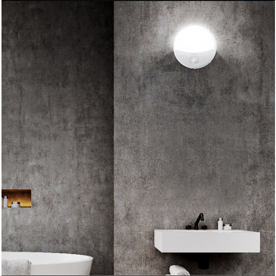 Đèn cảm biến gắn tường Rạng Đông 15w GT16.PIR 180/15W hình tròn