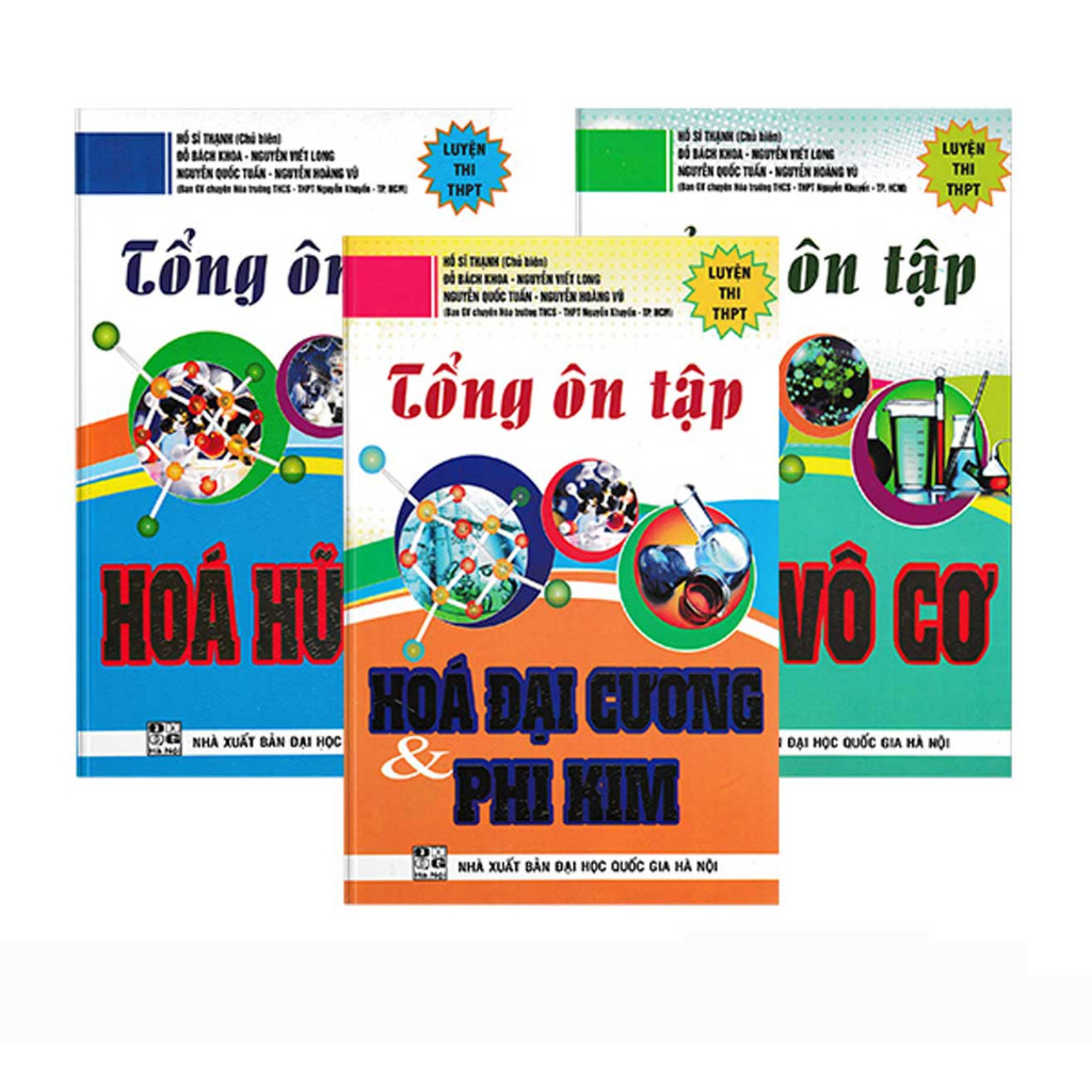 Sách - Combo Tổng Ôn Tập Hóa (Bộ 3 Cuốn)