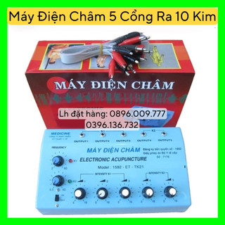 Máy điện châm đa năng Việt Nam Máy Điện Châm 5 Cổng Ra 10 Kim [Việt Nam]