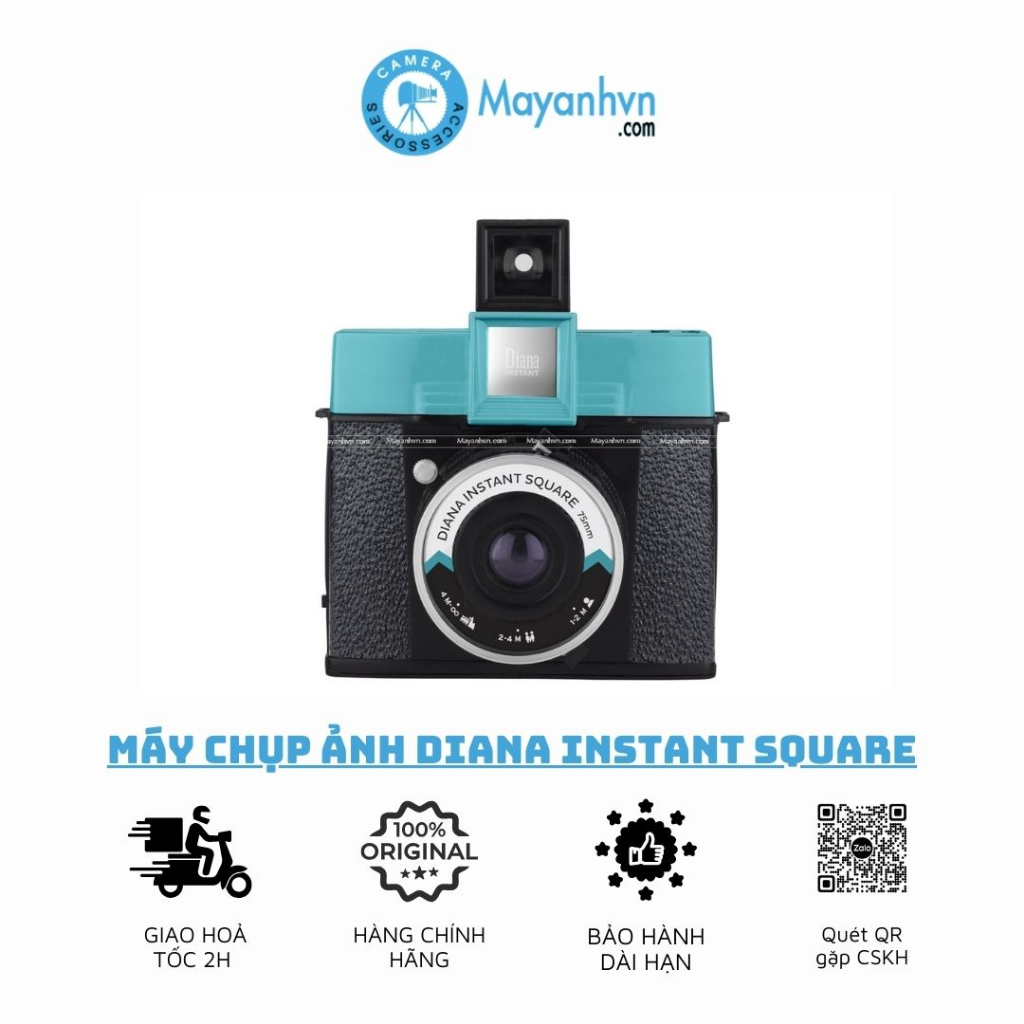 Máy Ảnh Chụp In Liền Diana Instant Square