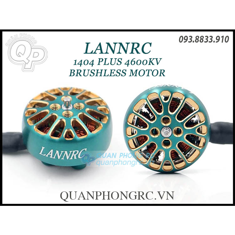 LANNRC 1404 Plus 4600KV 2-4S Brushless Motor
