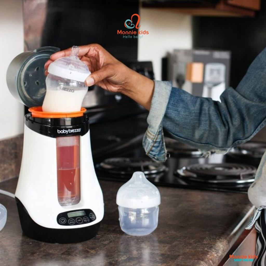 Máy hâm sữa Baby Brezza BRZ10020 cho bé có Bluetooth, máy ủ bình sữa thông minh - Monnie Kids
