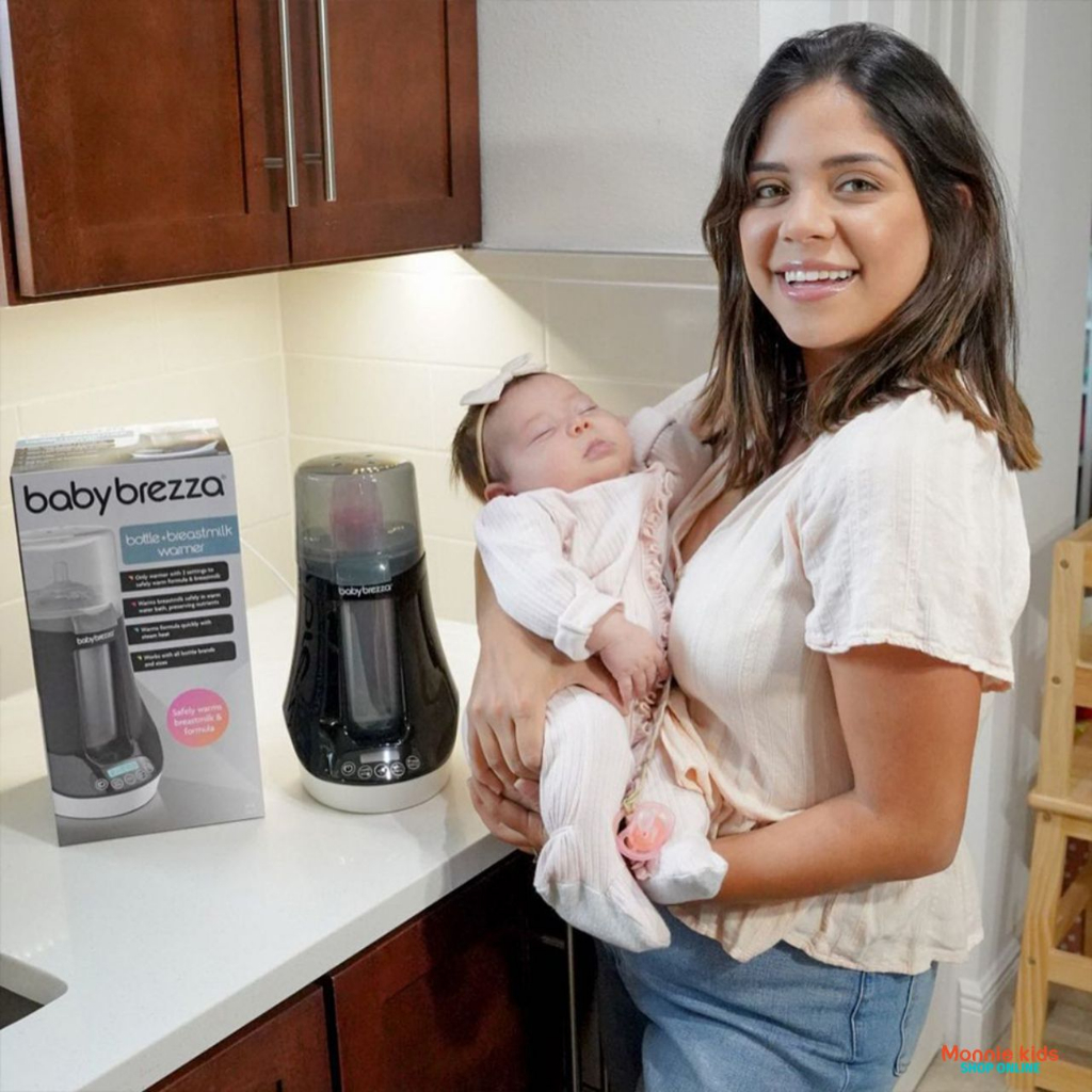 Máy hâm sữa Baby Brezza cho bé, máy ủ sữa thông minh an toàn tiện lợi - Monnie Kids