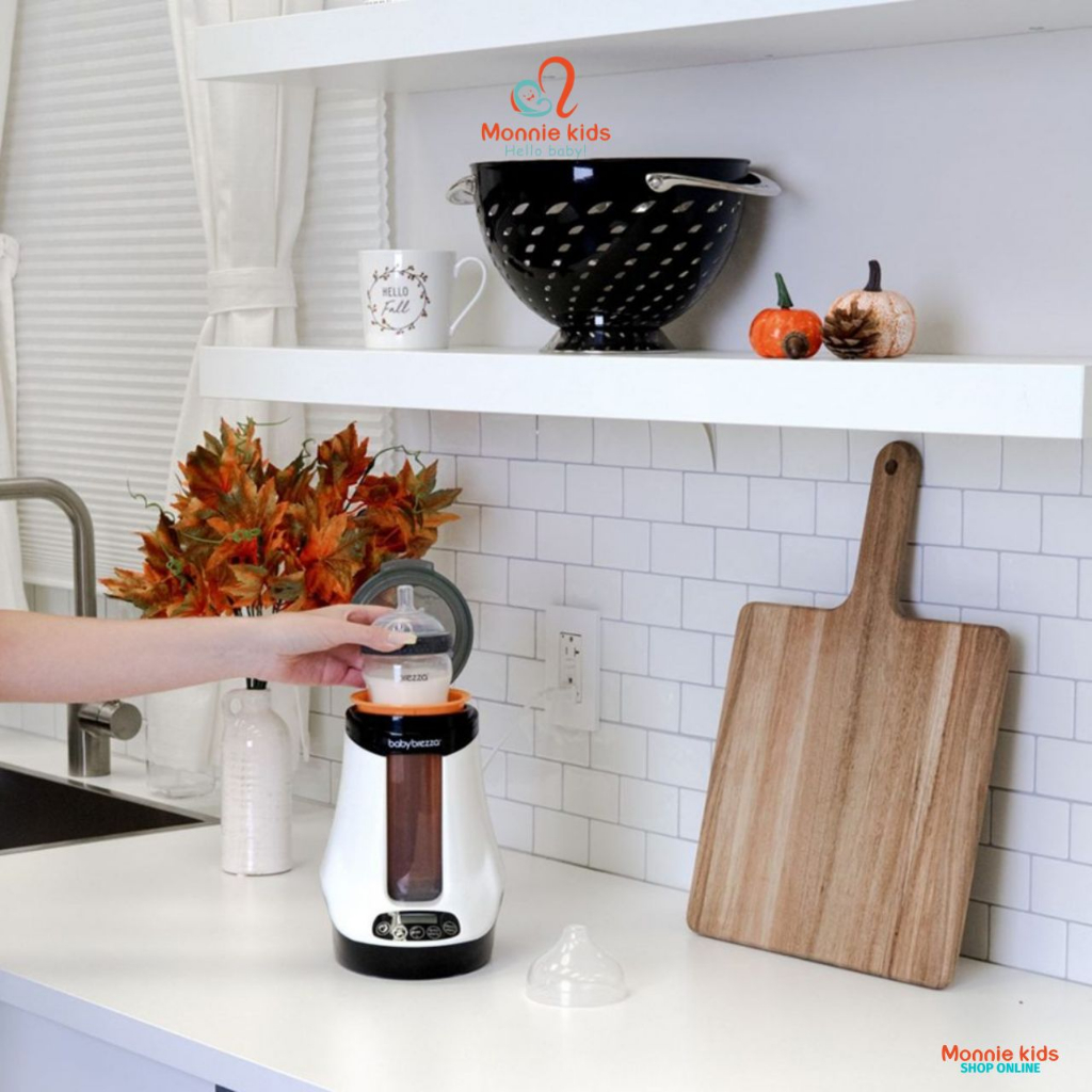 Máy hâm sữa Baby Brezza BRZ10020 cho bé có Bluetooth, máy ủ bình sữa thông minh - Monnie Kids