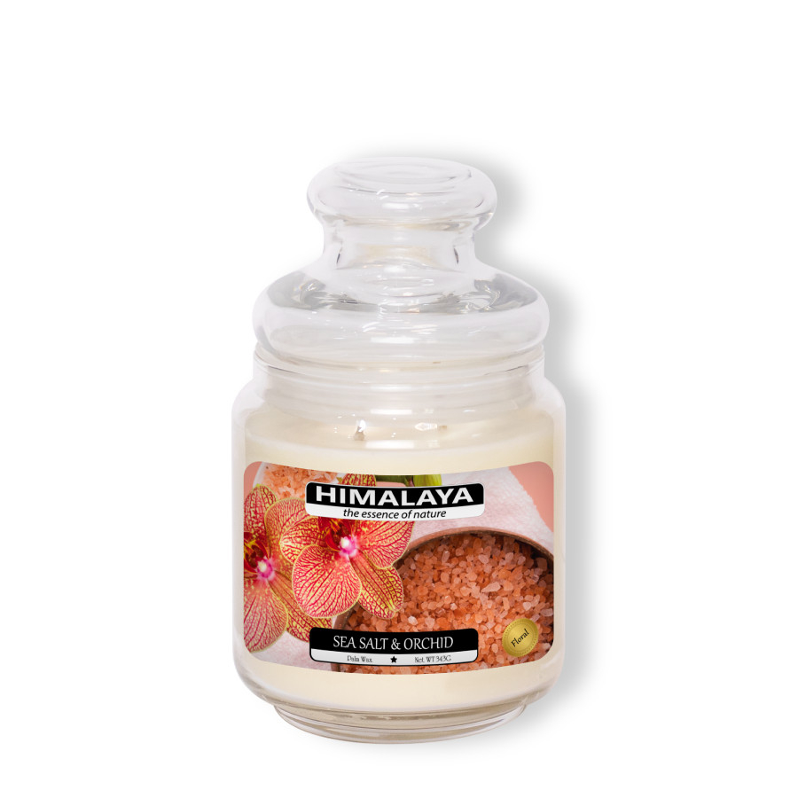 Nến Thơm Himalaya Sea Salt &amp; Orchid (2 bấc)