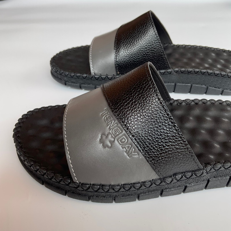 Dép Doctor Dành Cho Nam Nữ, Full Da Bò, Full Khâu Chỉ, Đế Đúc Cao Su êm Chân - Tengday Vietnam