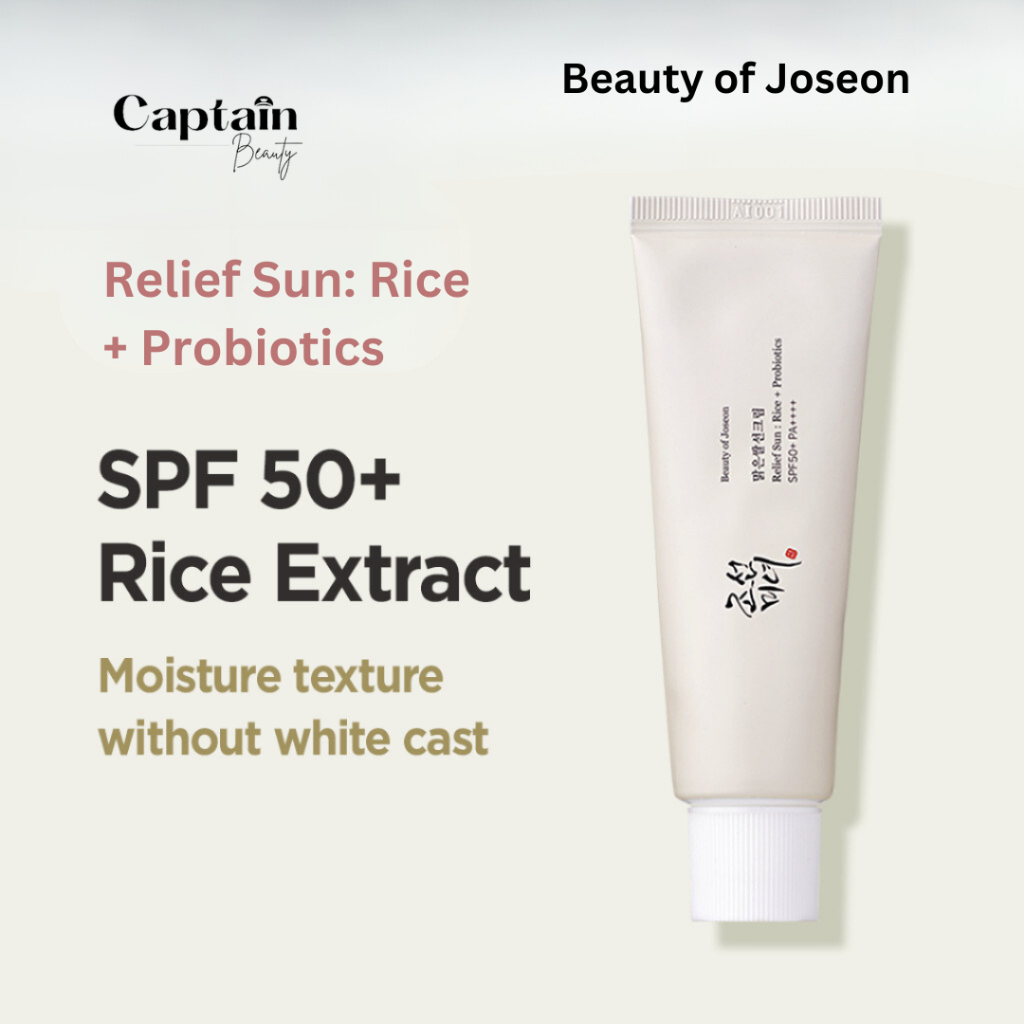 Kem chống nắng hoá học BEAUTY OF JOSEON Relief Sun Rice+ Probiotics 50ml