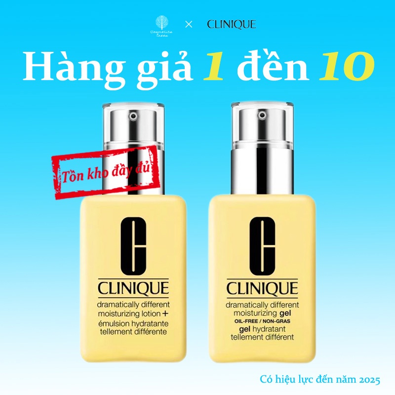 Kem và Gel dưỡng ẩm Clinique Dramatically Different Moisturizing Gel Lotion+ Jelly 125ml