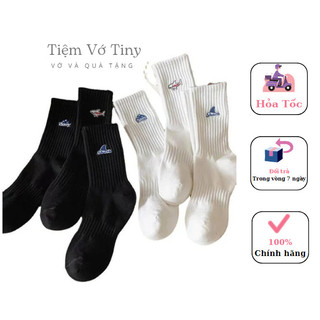 Vớ cổ cao shark cá mập jiozey - tất cao cổ họa tiết cá mập shark