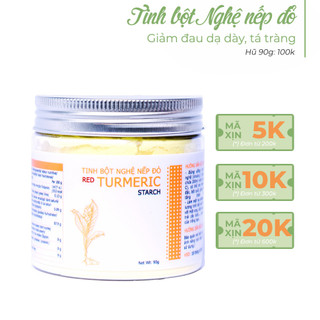 Tinh Bột Nghệ Nếp Đỏ Nguyên Chất Epis - Giảm Đau Dạ Dày, Tá Tràng Hũ Tiện Lợi 90g