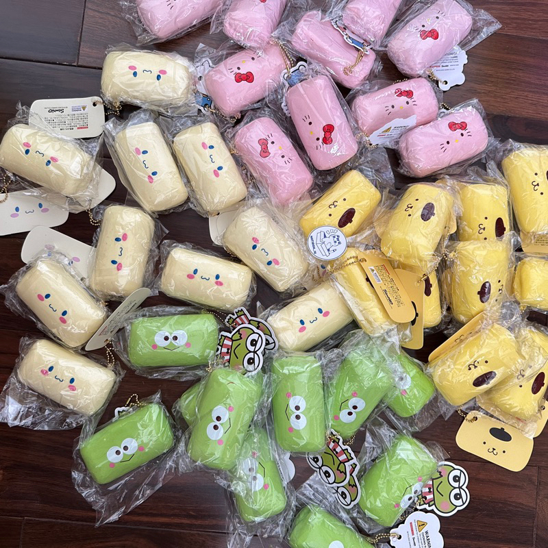 squishy chính hãng sanrio siêu mềm tăng (chọn mẫu note lại)