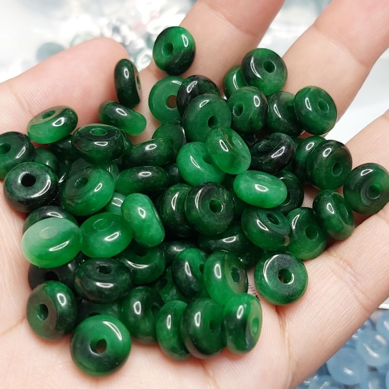 Điếu xỏ vòng tay chất liệu CAMTHACH ngọc sơn thủy