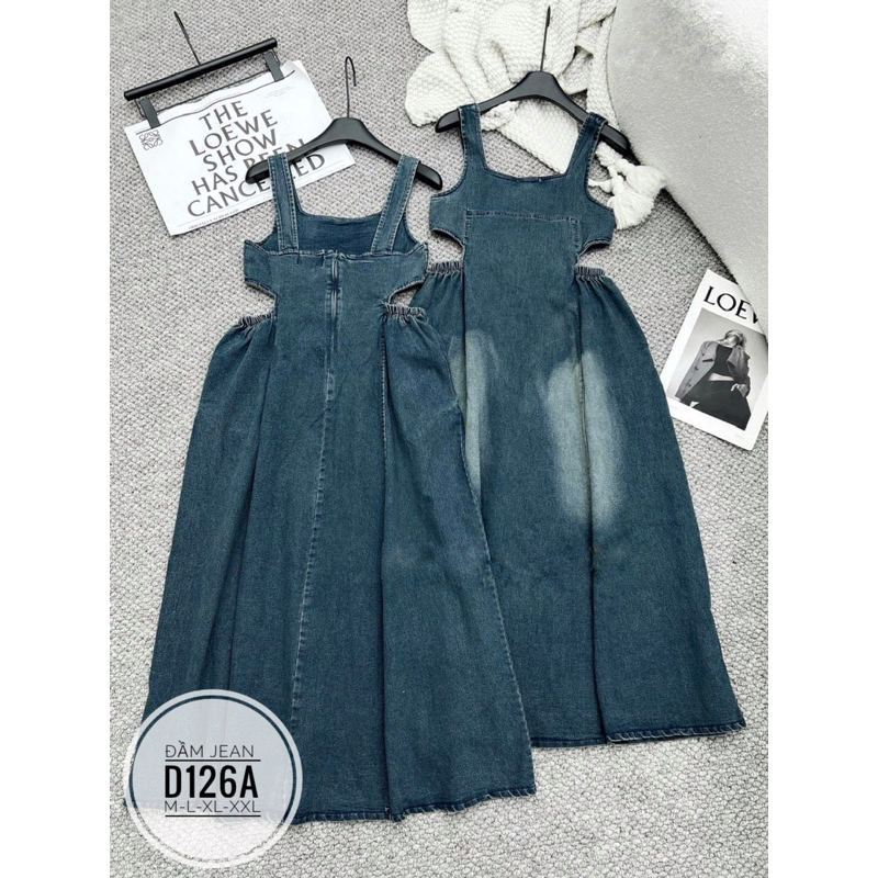 BIGSIZE Đầm Jean D126A