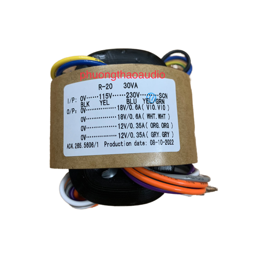 Biến thế Rcore 30W 18V x 2+12V x 2