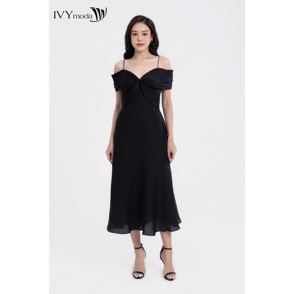 Edana Dress - Đầm maxi lụa nữ IVY moda MS 45S2725