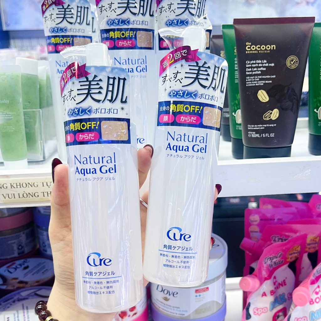 Tẩy Tế Bào Chết Dạng Gel Dịu Nhẹ CURE Natural AquaGel 250g