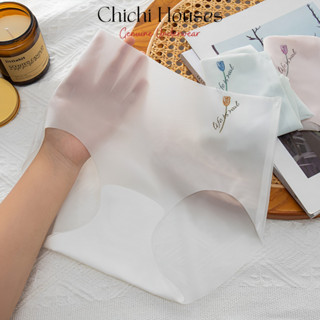 Combo 10 Quần lót nữ cạp cao su thạch băng lụa kháng khuẩn tàng hình không lộ viền siêu mát siêu mỏng - 8041