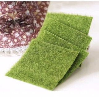 Thảm cỏ nhân tạo loại 1 trang trí sân vườn, tiểu cảnh, chậu cây, làm mô hình nhân tạo