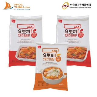 Combo 3 vị: Phomai, cay ngọt, siêu cay - Bánh gạo Hàn Quốc Yopokki gói nhỏ 120g/ gói Tokpokki