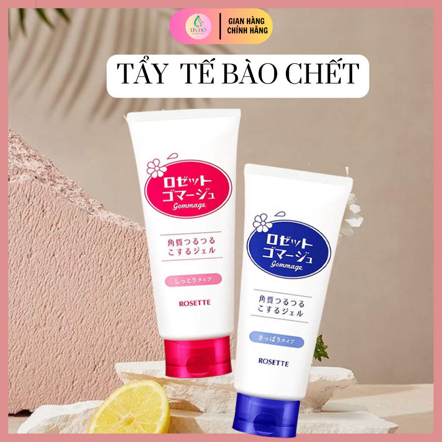 Tẩy Tế Bào Chết Rosette Gommage Moist Peeling Gel 120g Chính hãng- Tín đồ skincare- Da Khô Và Da Dầu