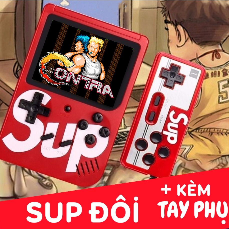 Máy Chơi Game SUP Cầm Tay 400 Game, Trò Chơi Điện Tử Giải Trí, Kết Nối Tivi, Dây Sạc Nhanh, Hỗ Trợ Tay Cầm 2 Người Chơi