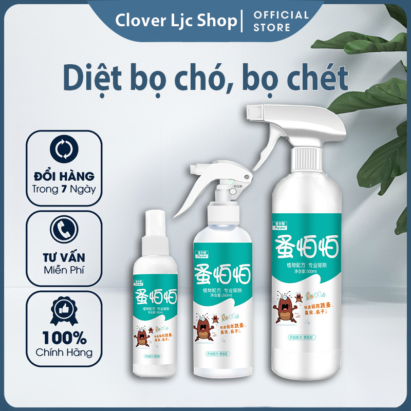 Bình Xịt Côn Trùng, Bọ Chó,Bọ Chét, Bọ Rệp, Bọ Từ Động Vật Đảm Bảo Và An Toàn Cho Thú Cưng - Chai 500ml
