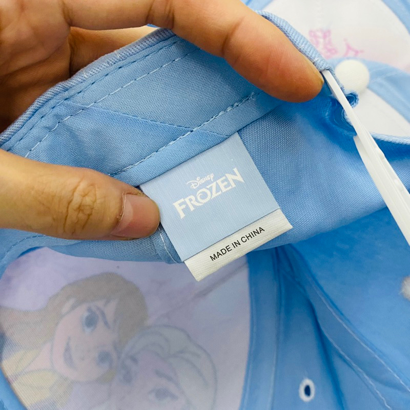 Mũ lưỡi trai Elsa Frozen dư xịn cho bé gái màu xanh size 4-12 tuổi