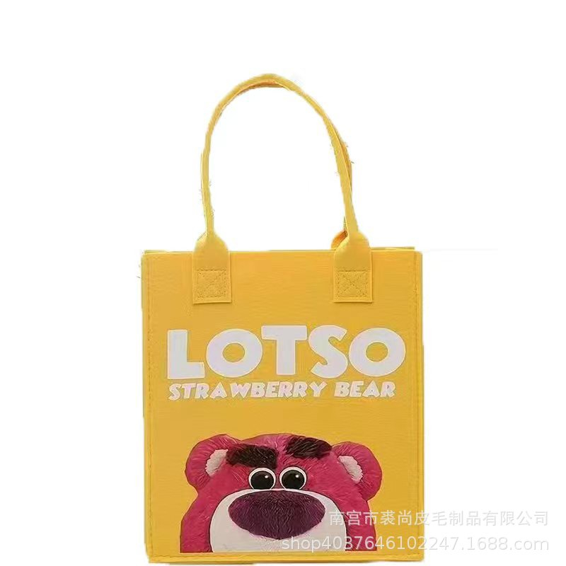 Túi Nỉ JILY Siêu Cute Cho Bạn Gái 30x25x10cm
