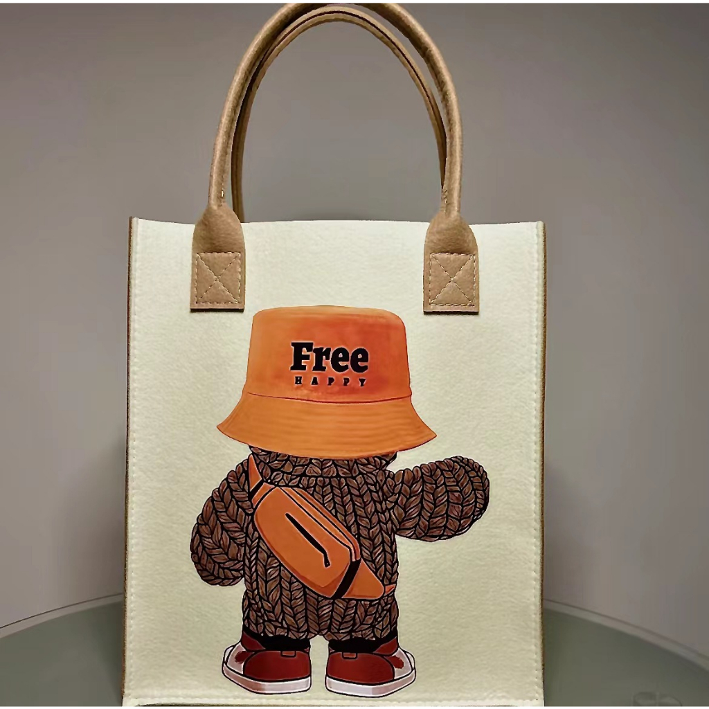 Túi Nỉ JILY Siêu Cute Cho Bạn Gái 30x25x10cm