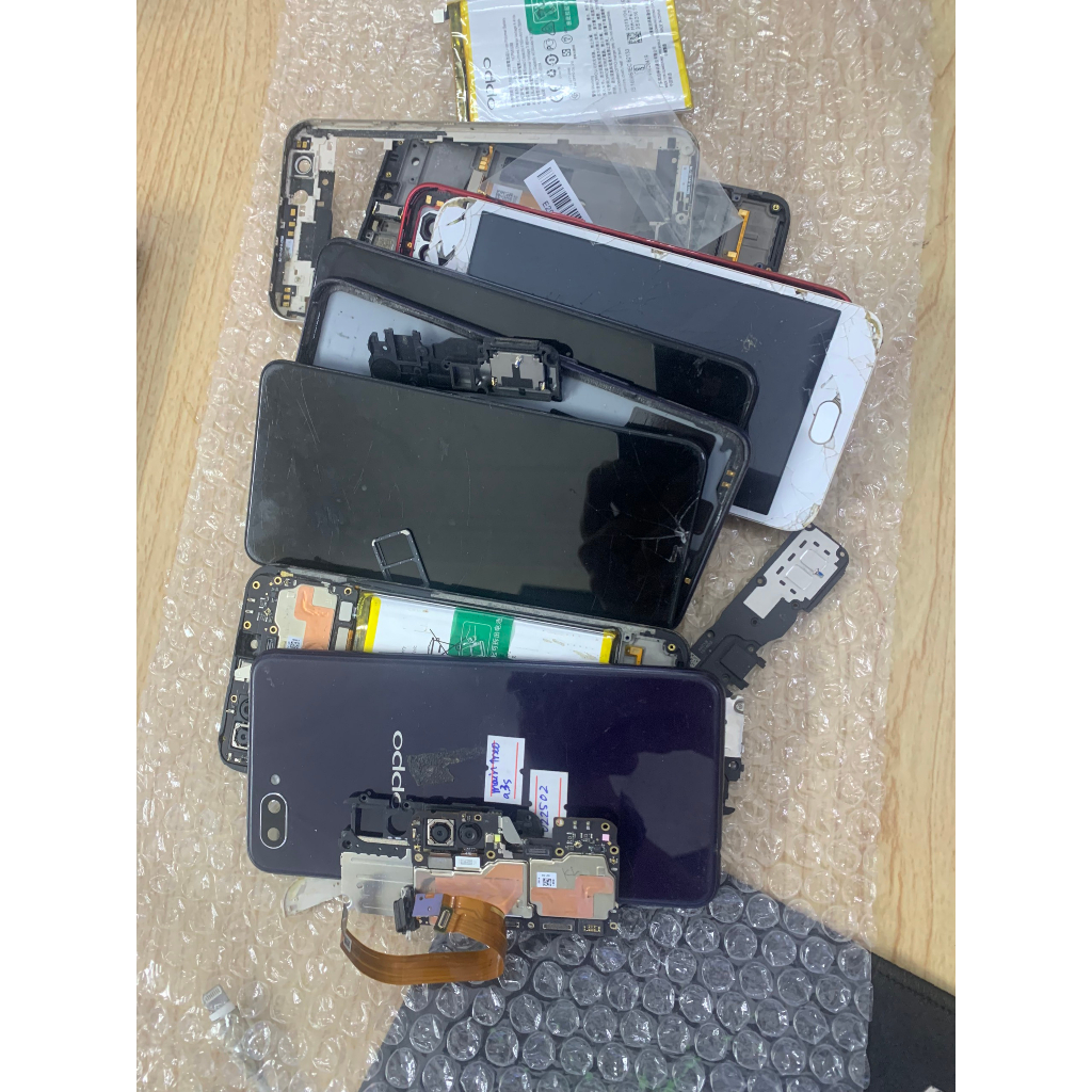 Linh kiện Oppo A3s zin bóc máy chính hãng gồm main loa camera pin ...