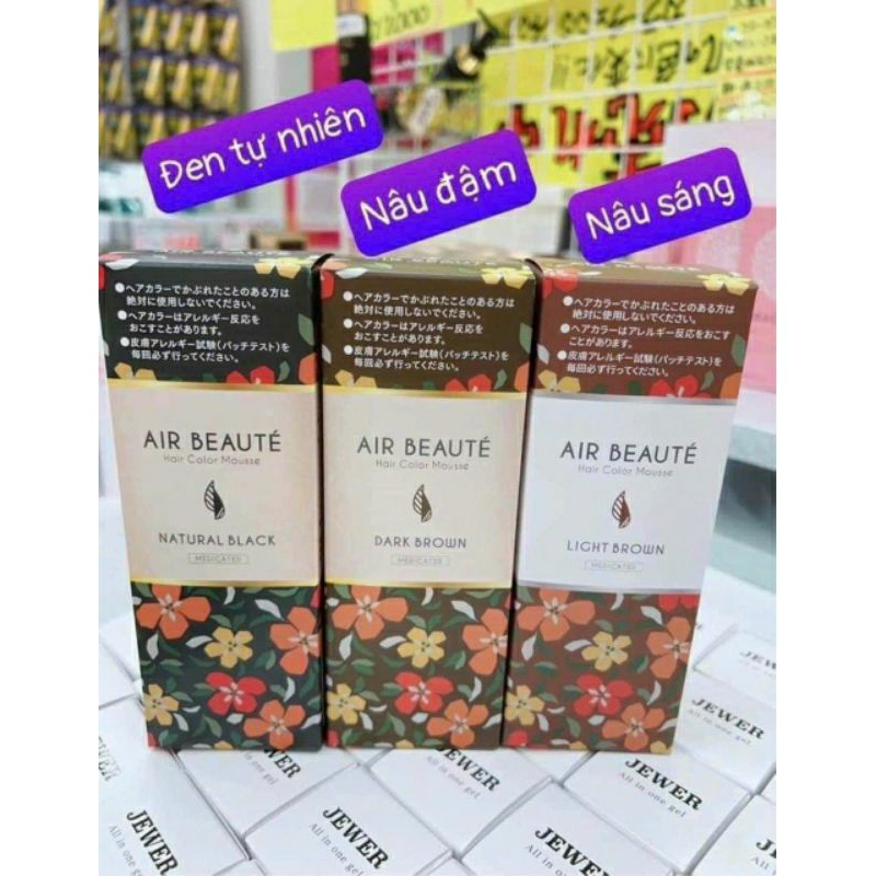 Nhuộm tóc phủ bạc cao cấp AIR BEAUTE