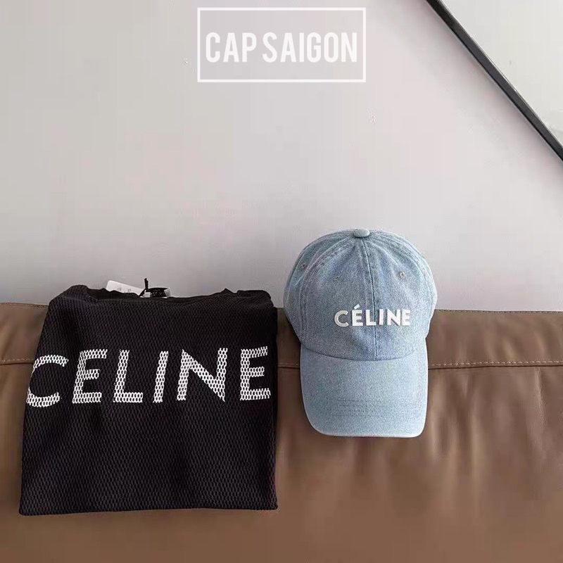 Mũ lưỡi trai CAPSAIGON chất denim jean dày dặn phom mềm thêu CLINE unisex nam nữ