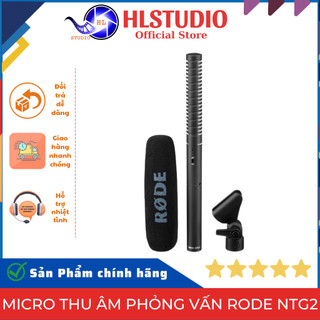 Micro Thu Âm Phỏng Vấn Rode NTG-2 - Chất Lượng Âm Thanh Đỉnh Cao HL Studio