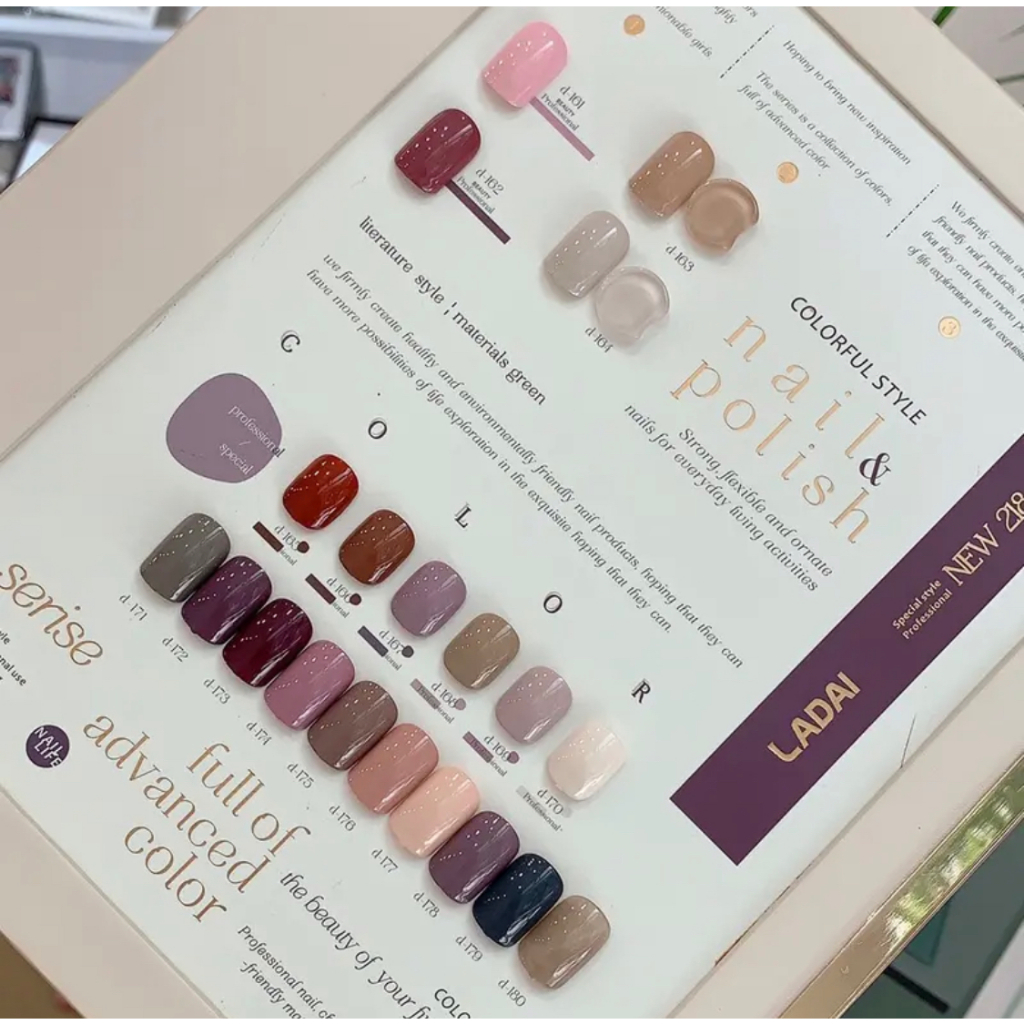 Lẻ sơn test chất- Ladai cao cấp- Set 218_Từ 151 đến 200