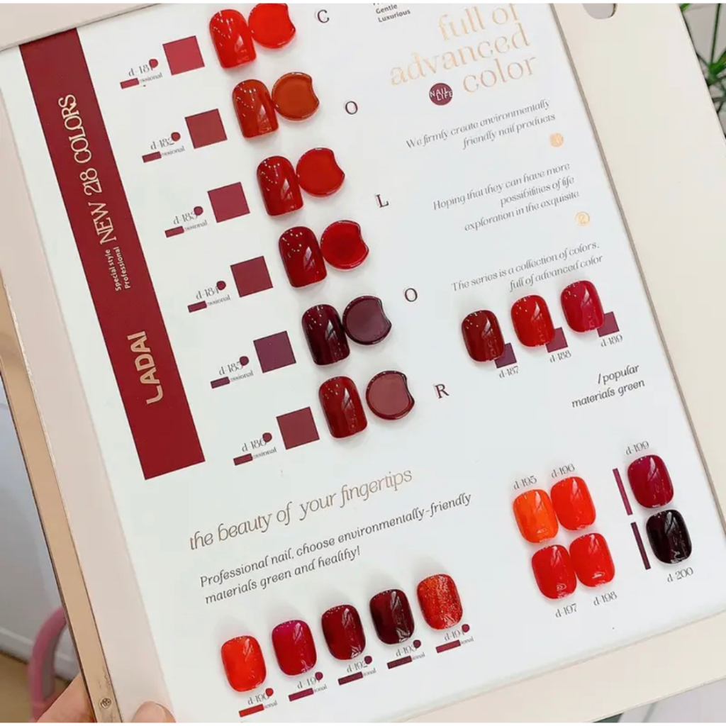 Lẻ sơn test chất- Ladai cao cấp- Set 218_Từ 151 đến 200