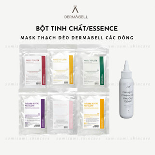  SẴN  Dermabell  Bột tinh chất Essence Gel Mặt nạ thạch dẻo Dermabell Hoa Hồng Tảo biển Tía Tô Hoa Anh Đào Rau má lẻ 