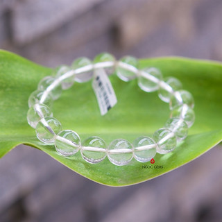 Vòng Thạch Anh Trắng Trong Suốt - Ngọc Gems